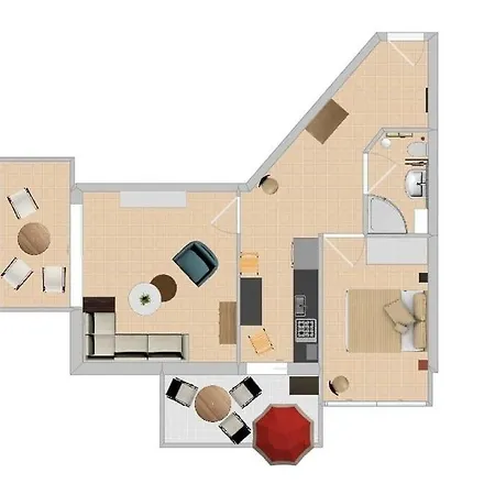 Meeresrauschen Lägenhet